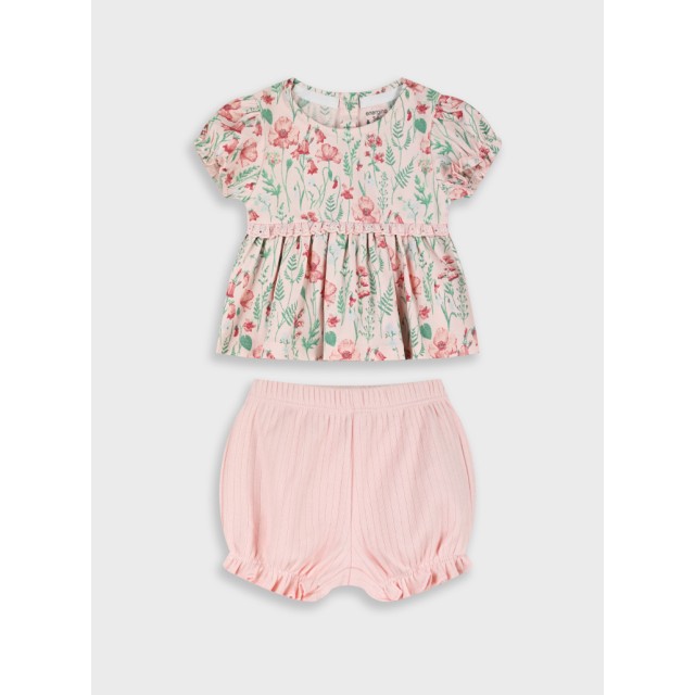 Set shirt with shorts | PINK