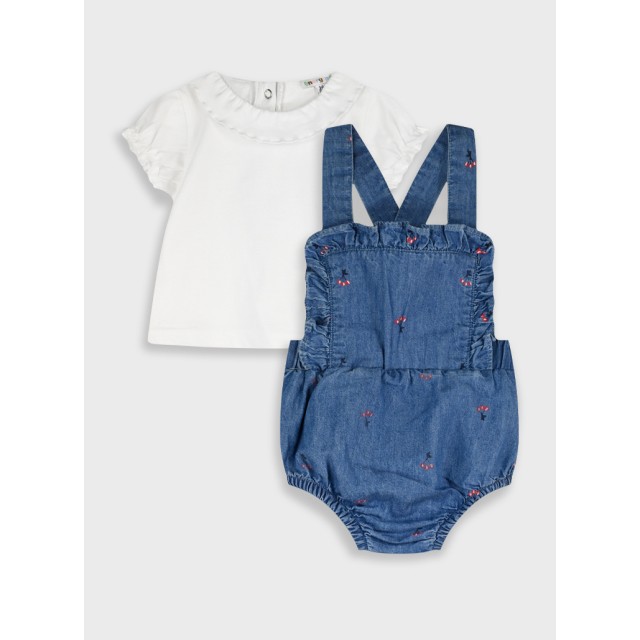 Set shirt with overalls | ALL OVER PRINT