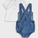 Set shirt with overalls | ALL OVER PRINT