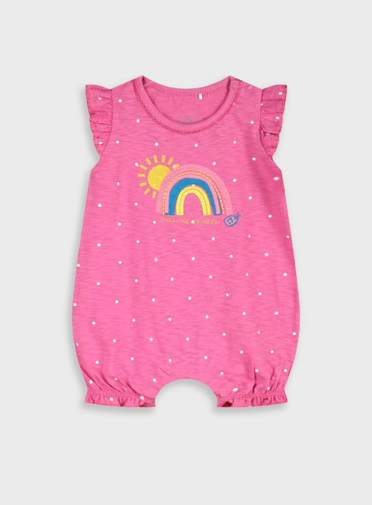 Printed romper | SUGARPLUM