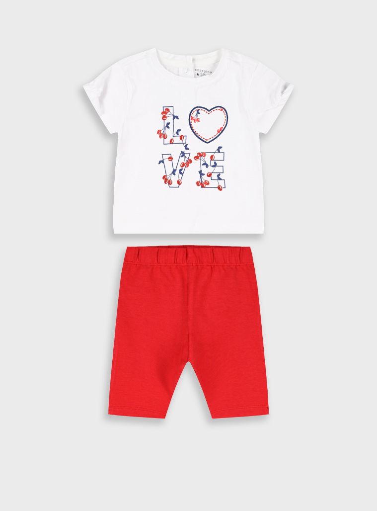 Σετ μπλούζα με κολάν | ΚΟΚΚΙΝΟ