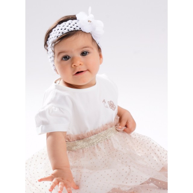 Dress with tulle | CAFE CREME