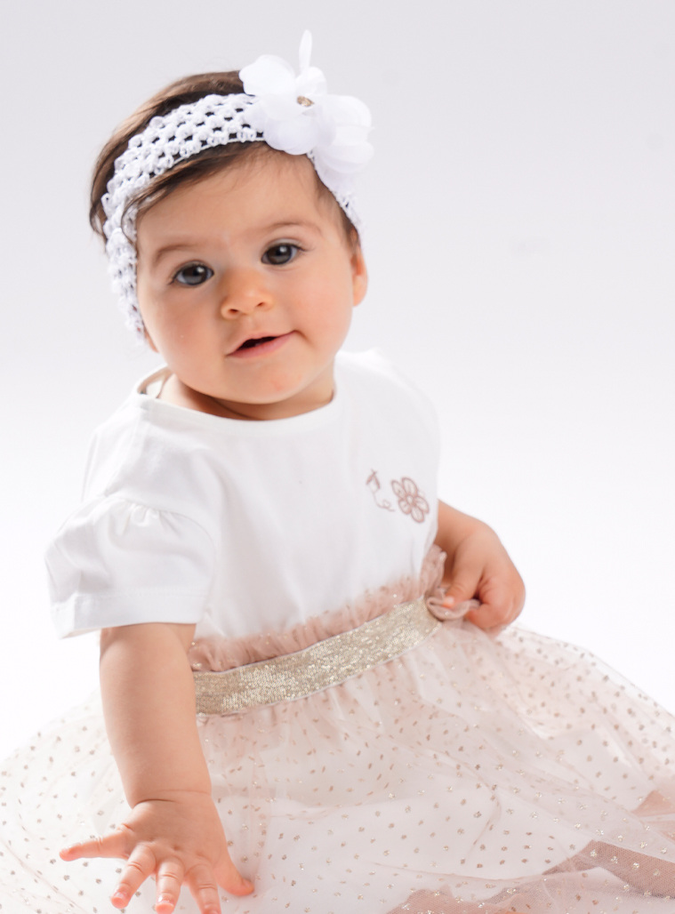 Dress with tulle | CAFE CREME