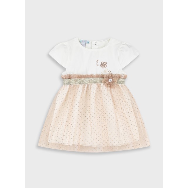 Dress with tulle | CAFE CREME