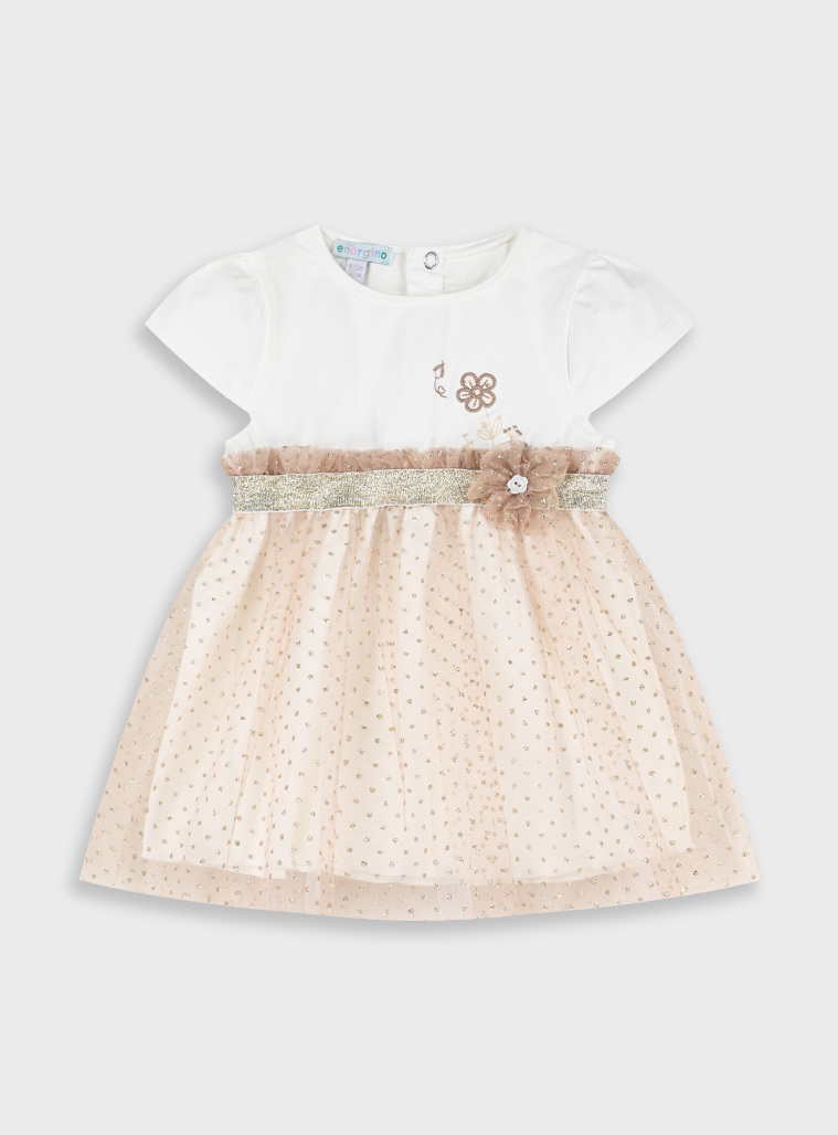 Dress with tulle | CAFE CREME
