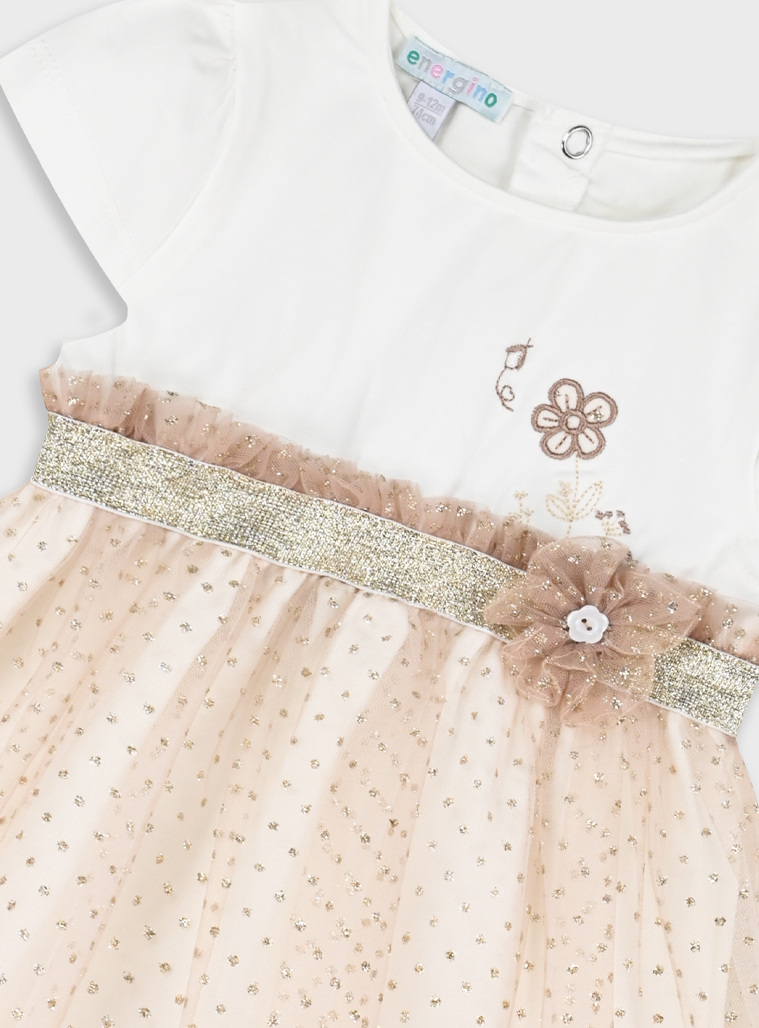 Dress with tulle | CAFE CREME