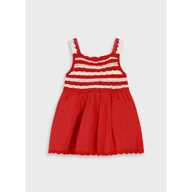 Πλεκτό φόρεμα | ΚΟΚΚΙΝΟ