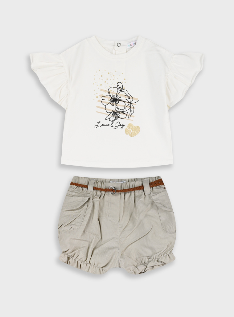 Σετ μπλούζα με σορτς | ΒΑΝΙΛΙΑ