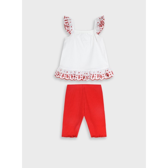 Σετ μπλούζα με κολάν | ΚΟΚΚΙΝΟ