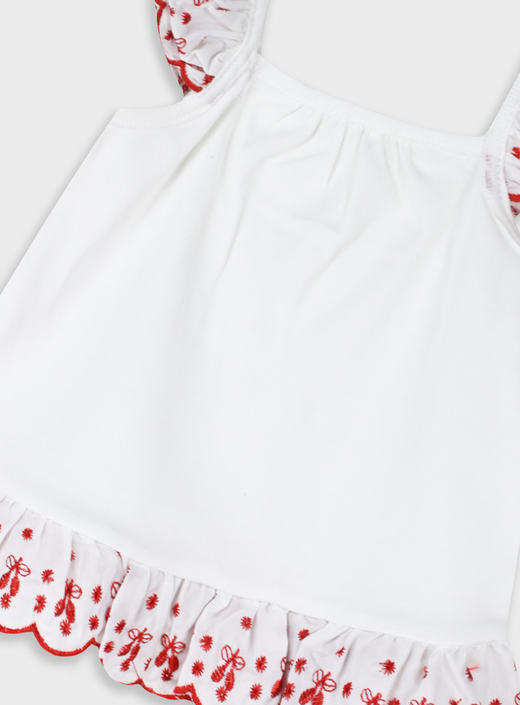 Set shirt with leggings | RED