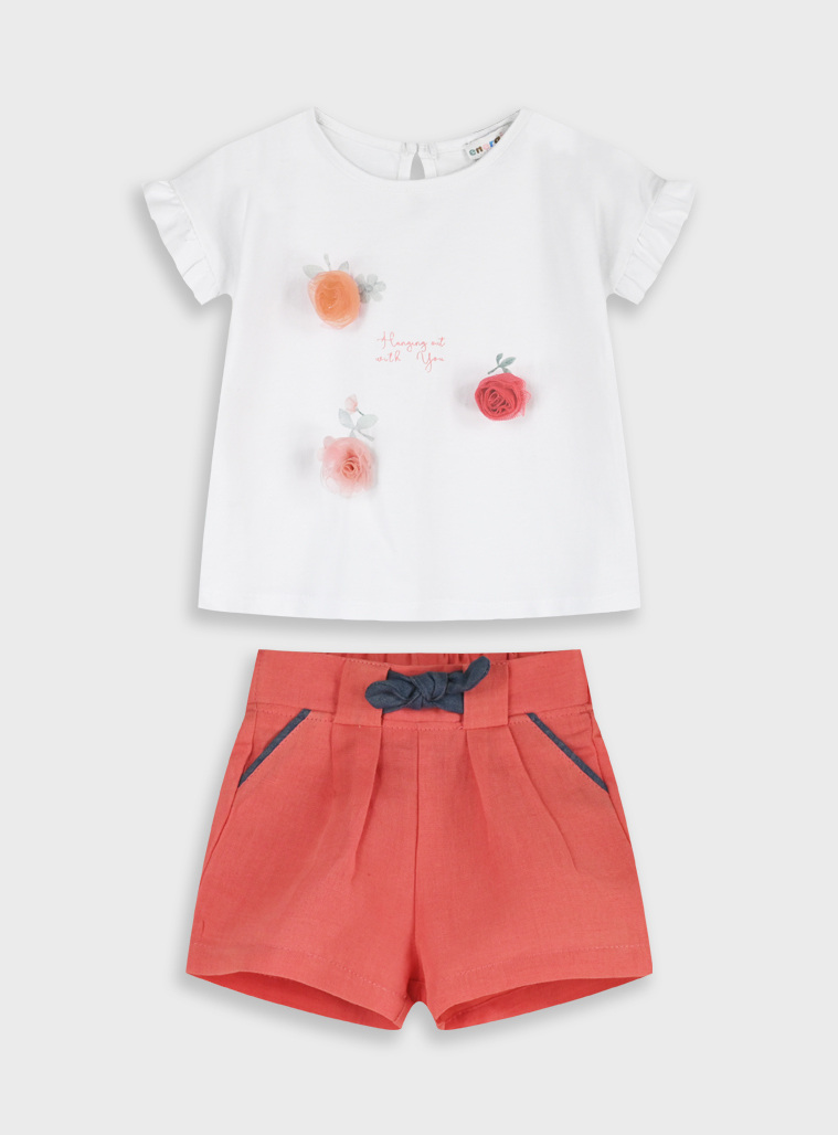 Σετ μπλούζα με σορτς | ΓΛΥΚΟ ΚΟΡΑΛΛΙ