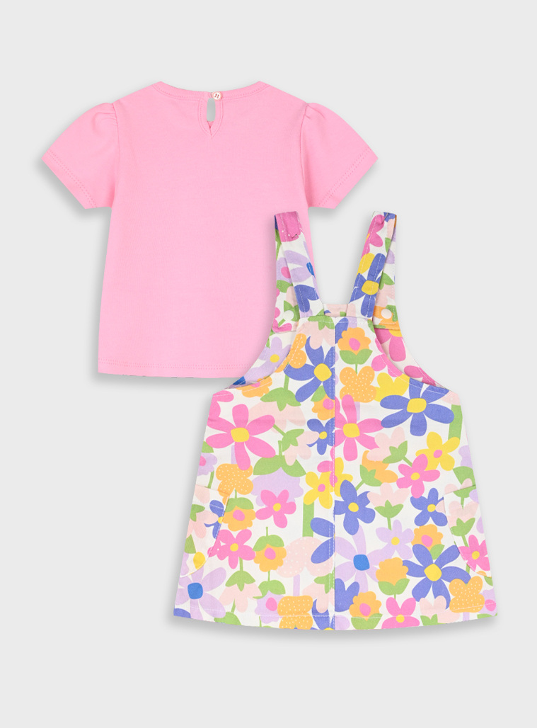 Set shirt with overalls | ALL OVER PRINT