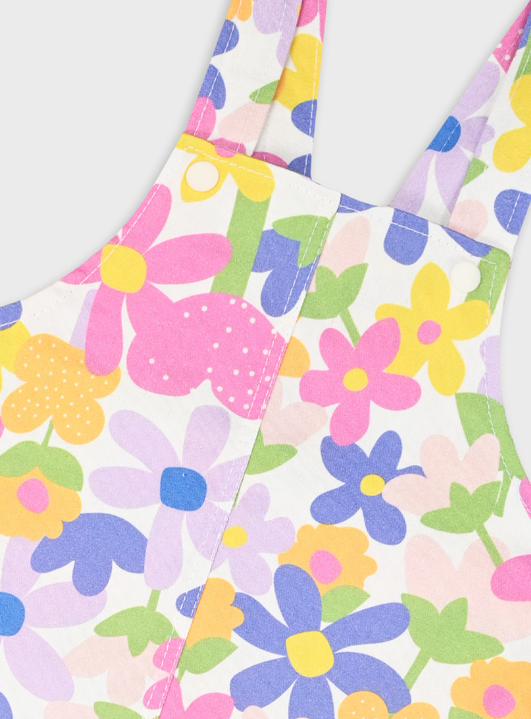 Set shirt with overalls | ALL OVER PRINT