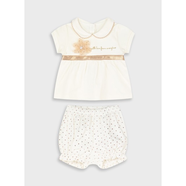 Set shirt with shorts | DOTTED PRINT