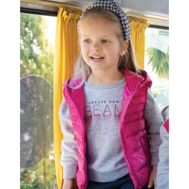 Fleece blouse | GREY MELANGE