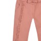 Trousers with frills | PEARL PINK