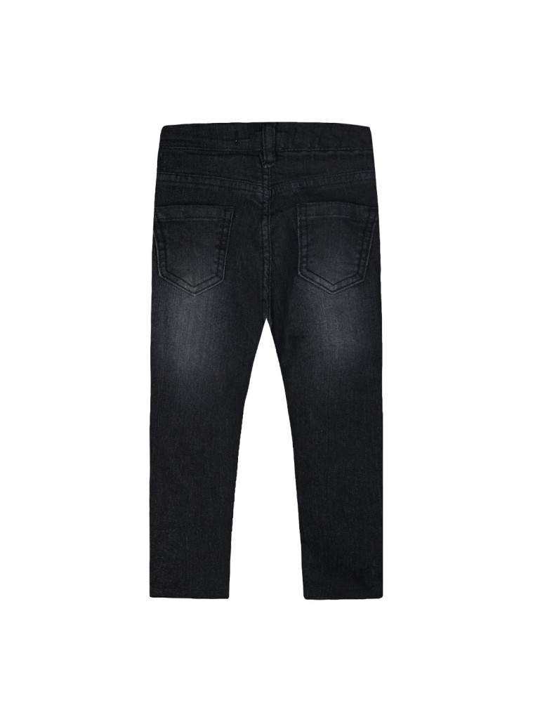 Girl΄s jeans with elastic waistband | GREY DENIM