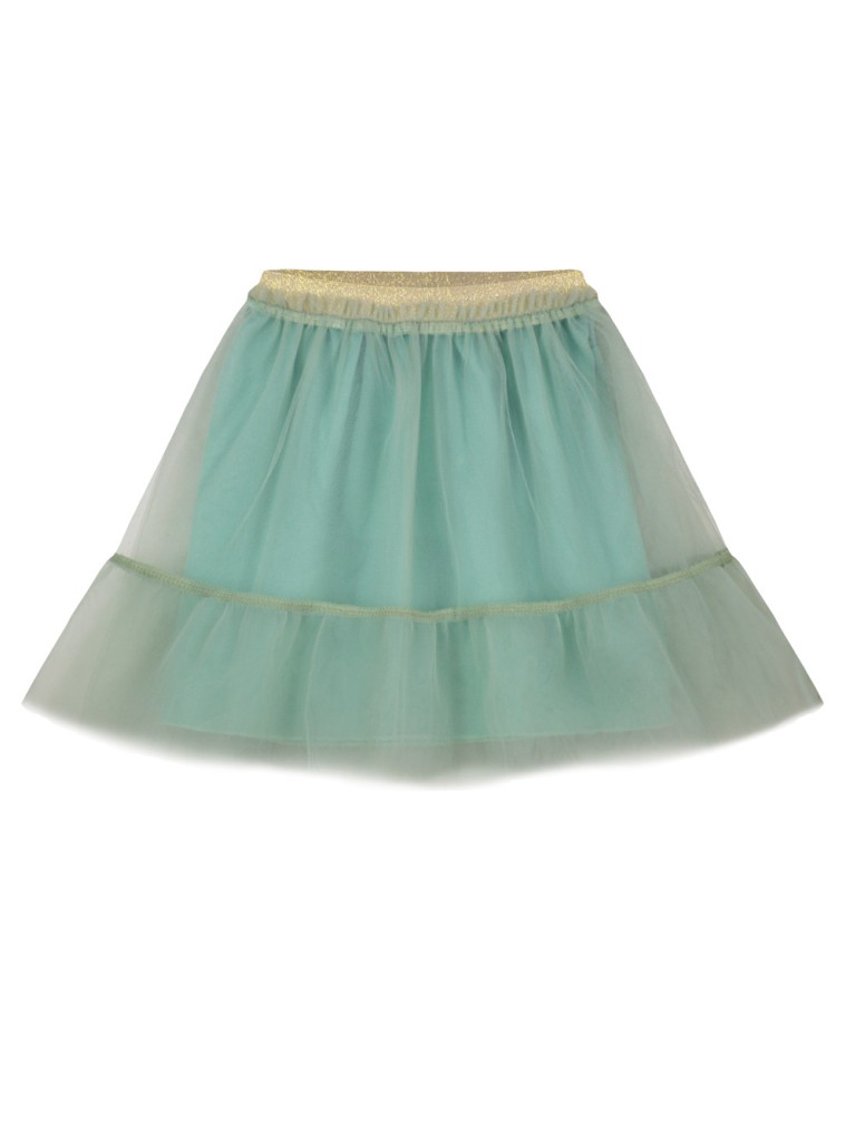 Girl΄s tulle skirt with lining | MINT GREEN