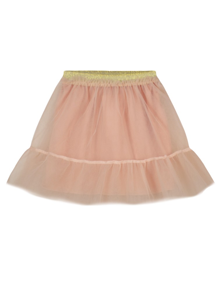 Girl΄s tulle skirt with lining | DUSTY PINK