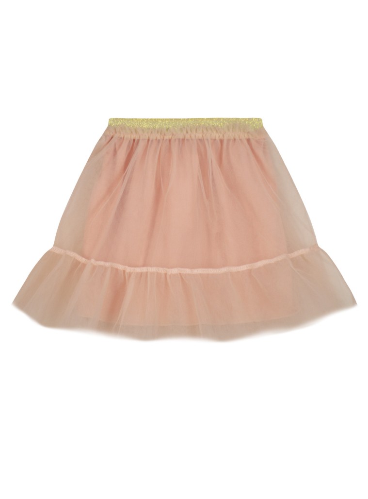 Girl΄s tulle skirt with lining | DUSTY PINK
