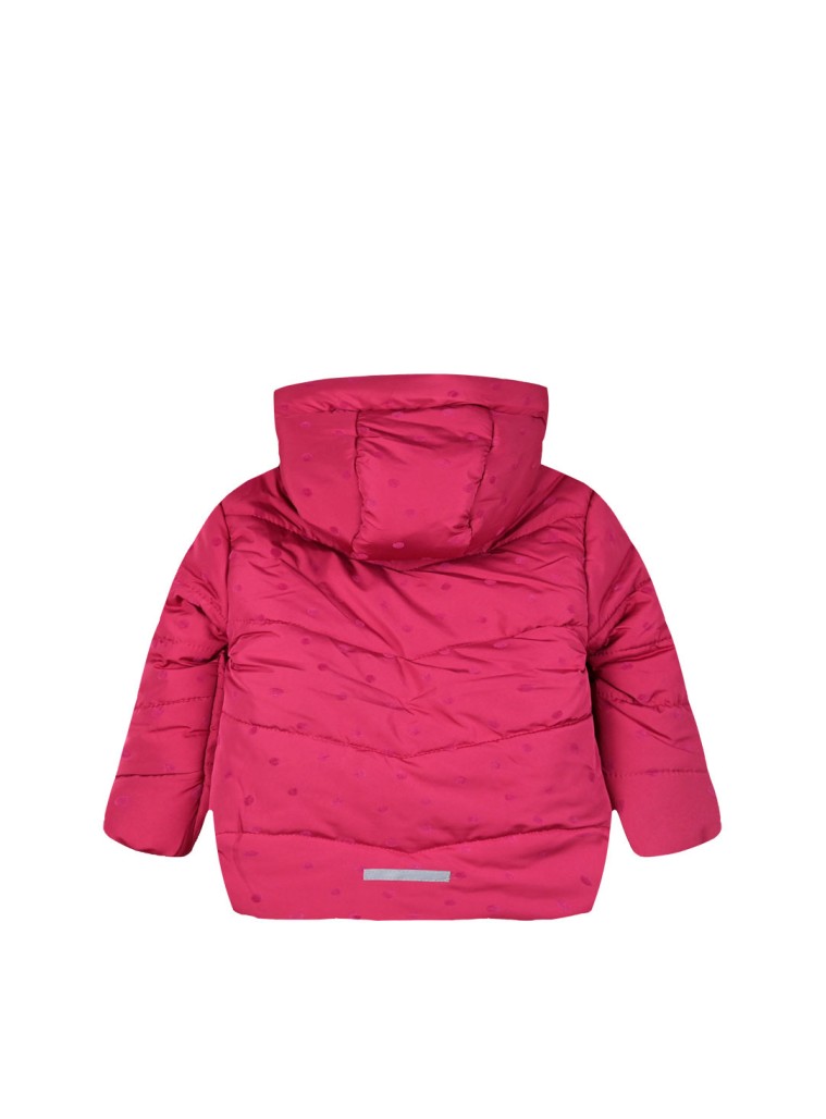 Girl΄s puffer jacket with hood | ORCHID