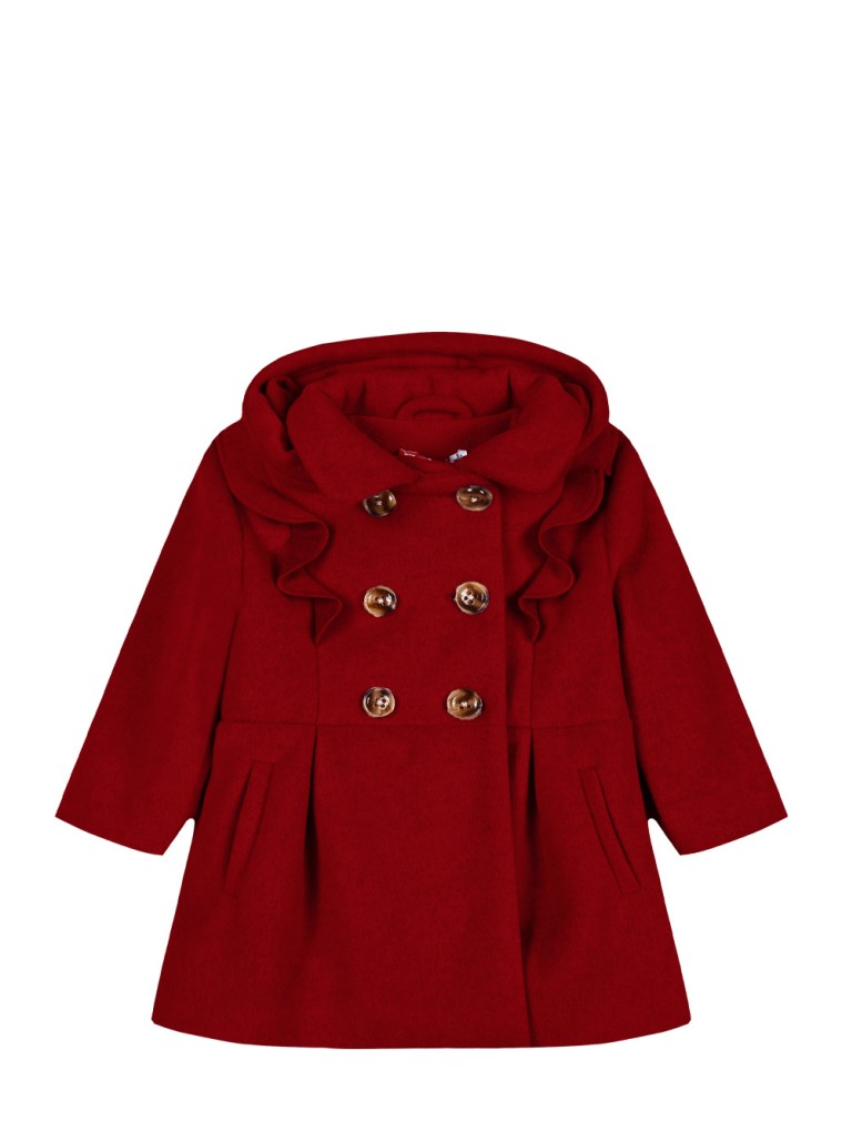 Παλτό με δύο σειρές κουμπιά για κορίτσι | ΚΕΡΑΣΣΙ