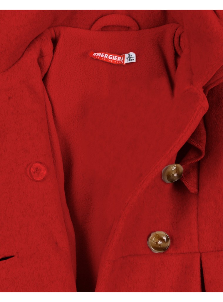 Παλτό με δύο σειρές κουμπιά για κορίτσι | ΚΕΡΑΣΣΙ