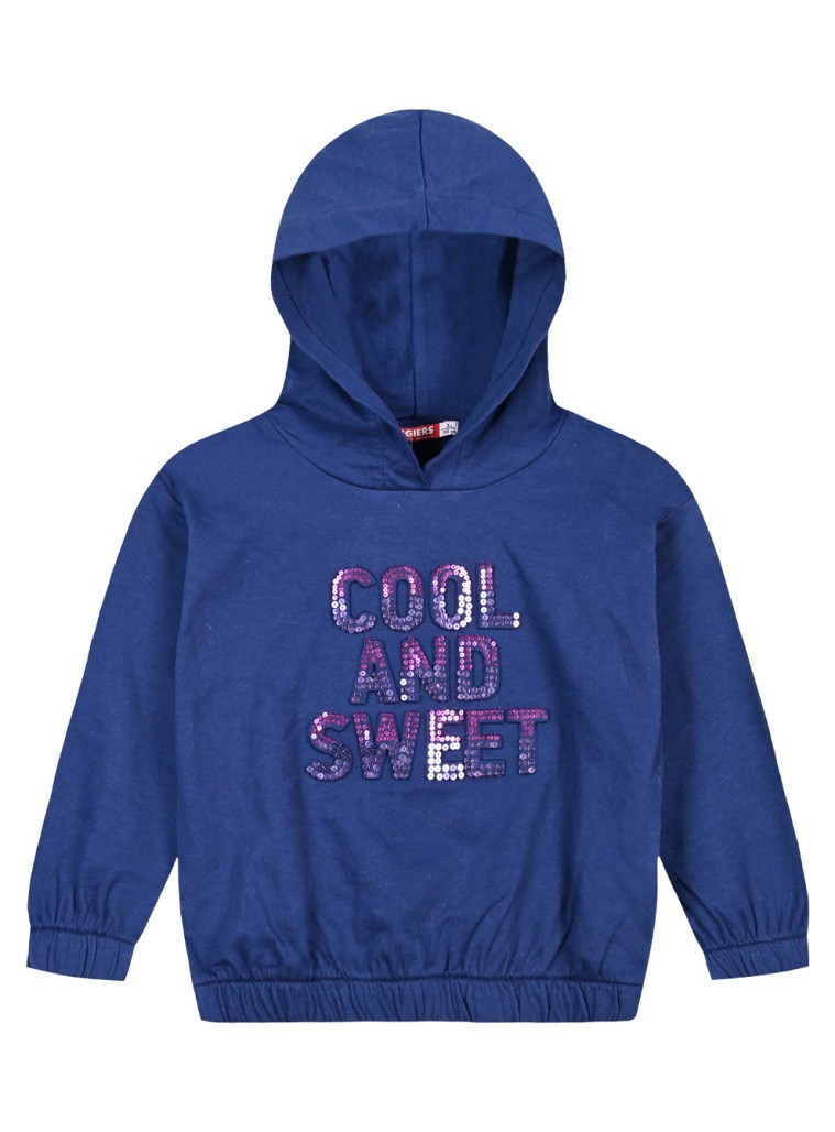 Μπλούζα φούτερ με κουκούλα για κορίτσι | ΡΟΥΑ