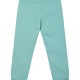 Girl΄s elastic,fleece pants with lurex | MINT GREEN