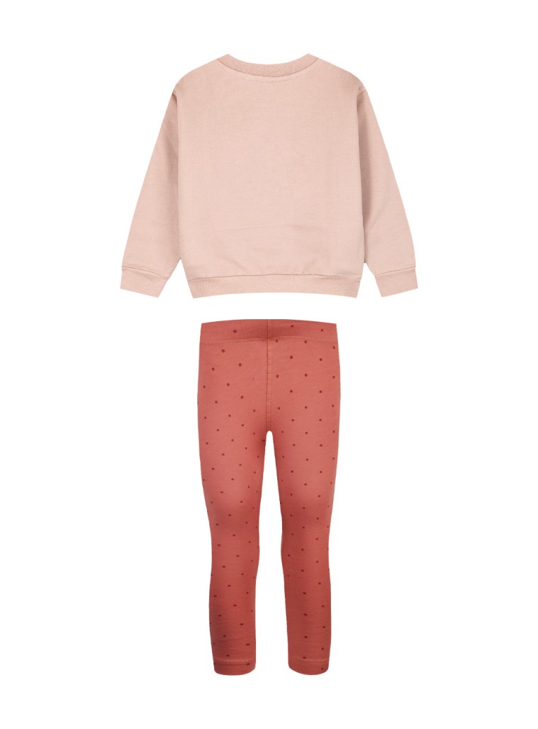 Σετ φούτερ μπλούζα και μακρύ κολάν πουά για κορίτσι | ΚΕΡΑΜΙΔΙ