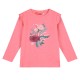 Girl΄s jersey blouse with print | LIGHT CORAL