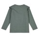 Girl΄s jersey blouse with print | DESERT GREEN