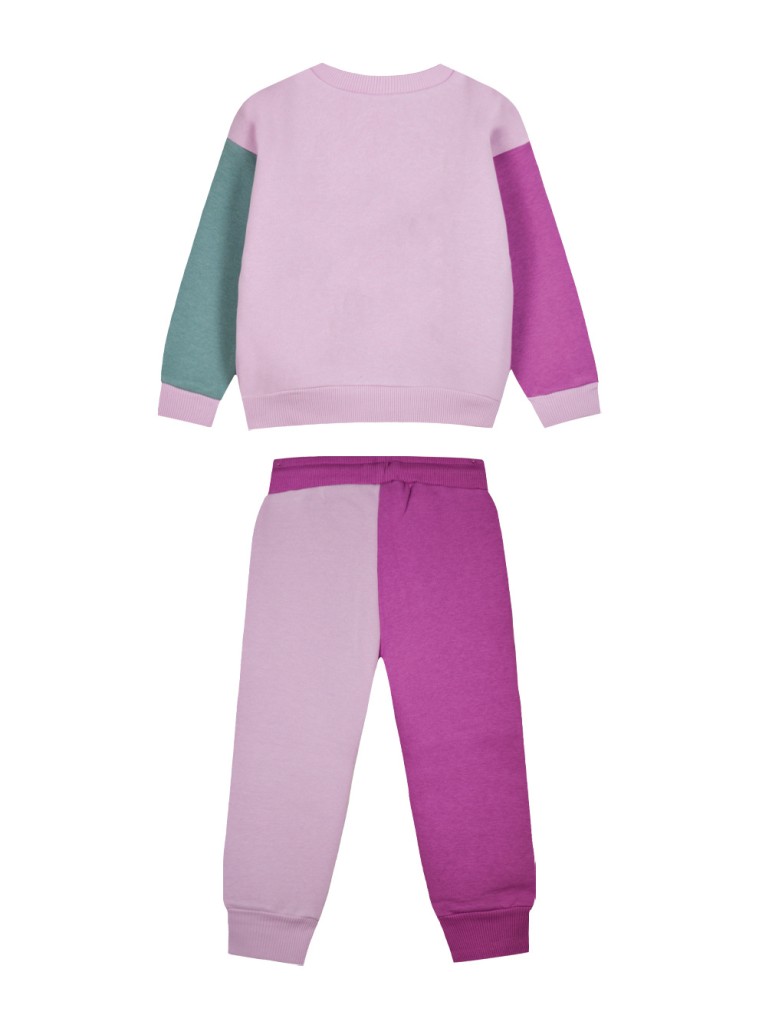 Girl΄s block colour fleece set | DAHLIA Girl΄s block colour fleece set | DAHLIA