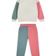 Girl΄s block colour fleece set | LIGHT CORAL