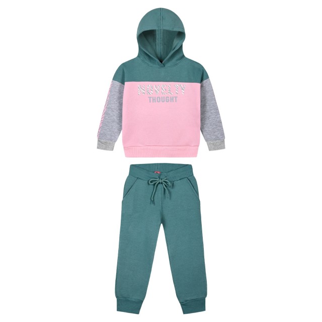 Tracksuit for girls with print | MINT GREEN