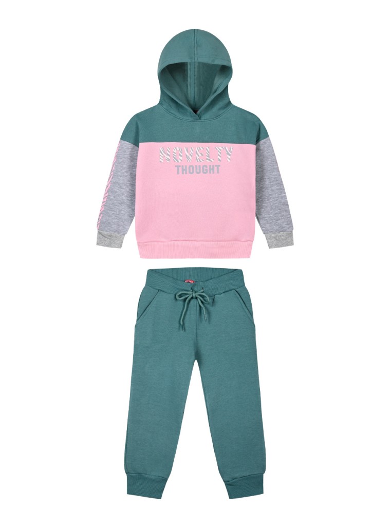 Tracksuit for girls with print | MINT GREEN