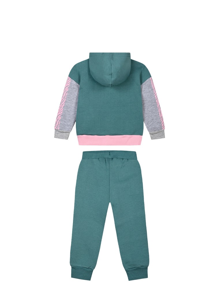 Tracksuit for girls with print | MINT GREEN