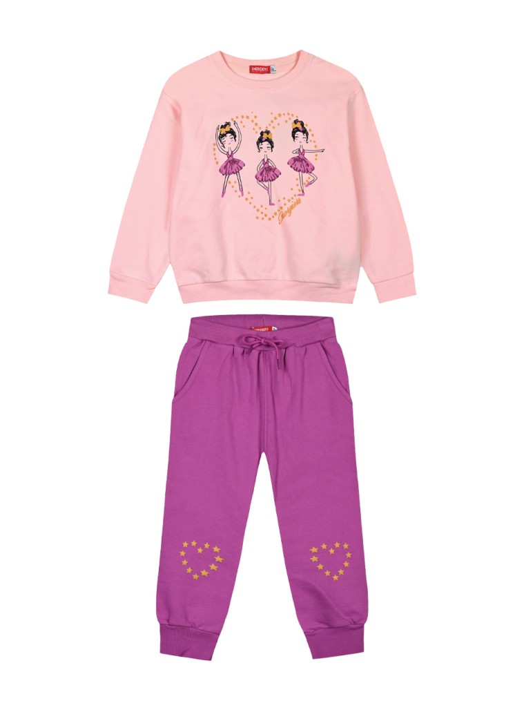 Βαμβακερό σετ με  τύπωμα  για κορίτσι | ΝΤΑΛΙΑ