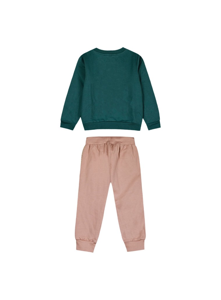 2-piece set for girls with print | DUSTY PINK