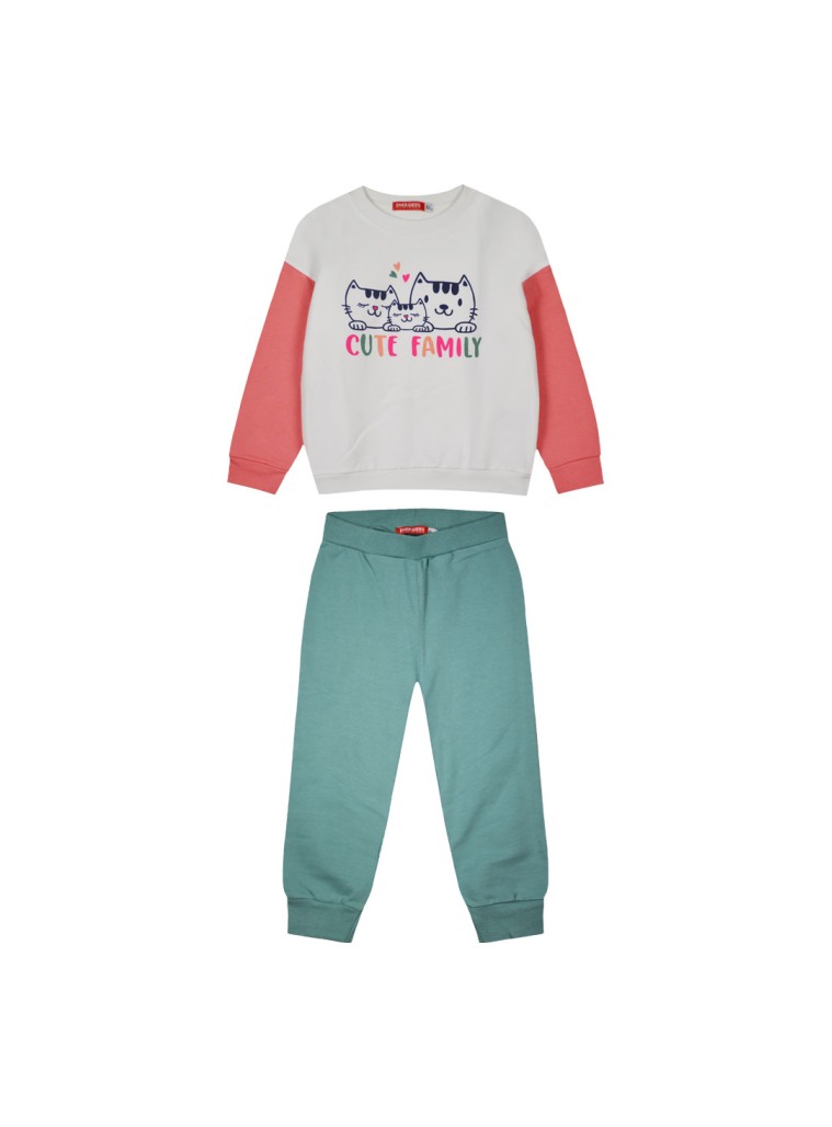 Tracksuit with print | MINT GREEN