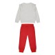 Energiers cotton sweatshirt set with print for girls | RED