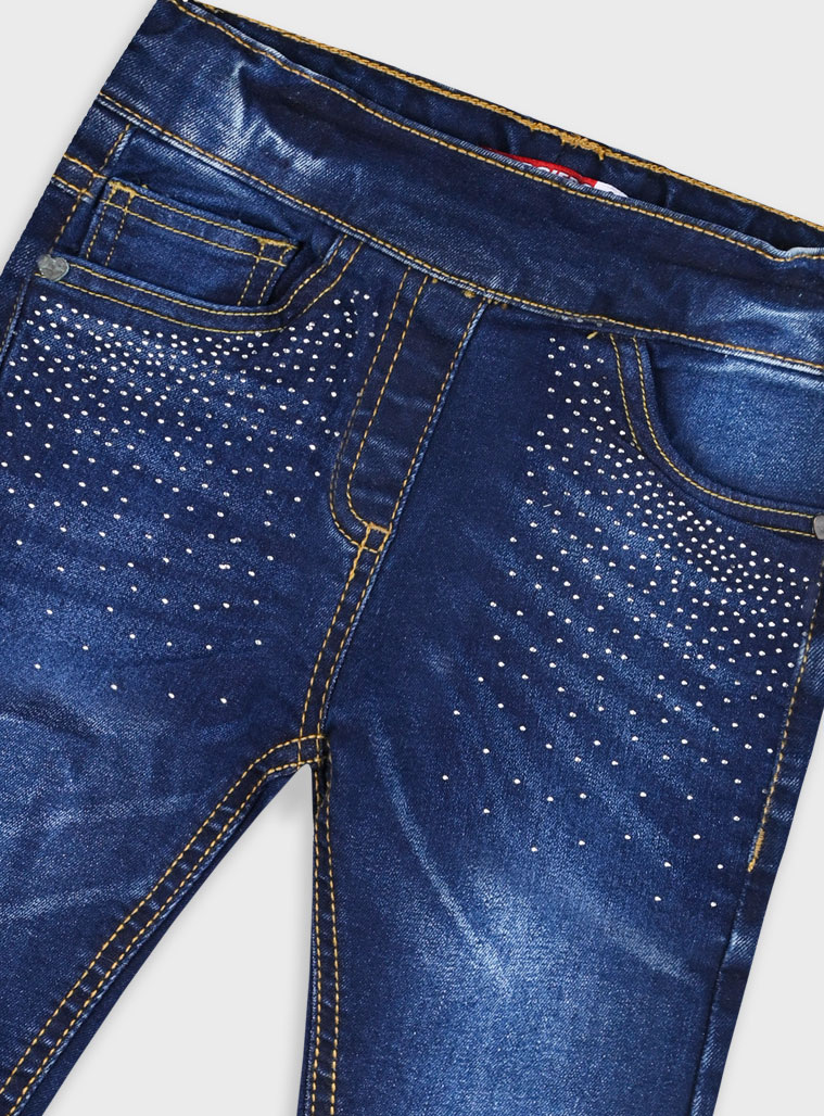 Elastic jeans for girls | BLUE DENIM Elastic jeans for girls | BLUE DENIM