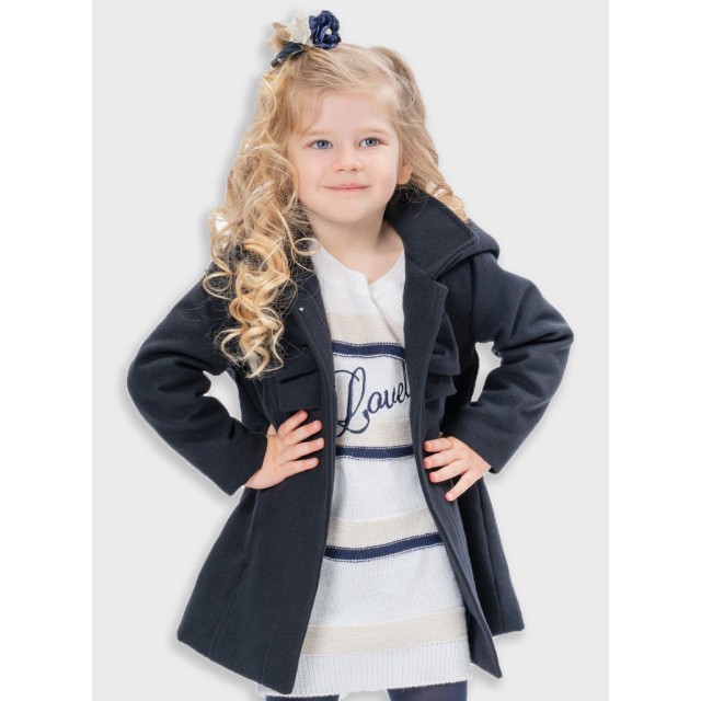 Knit stripped dress for girls | STRIPPED PRINT