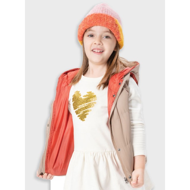 Sleeveless vest jacket for girls | CAFE CREME