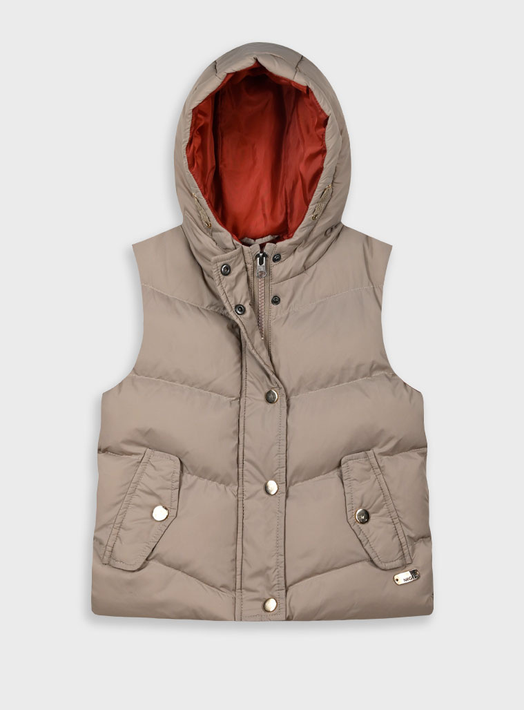 Sleeveless vest jacket for girls | CAFE CREME