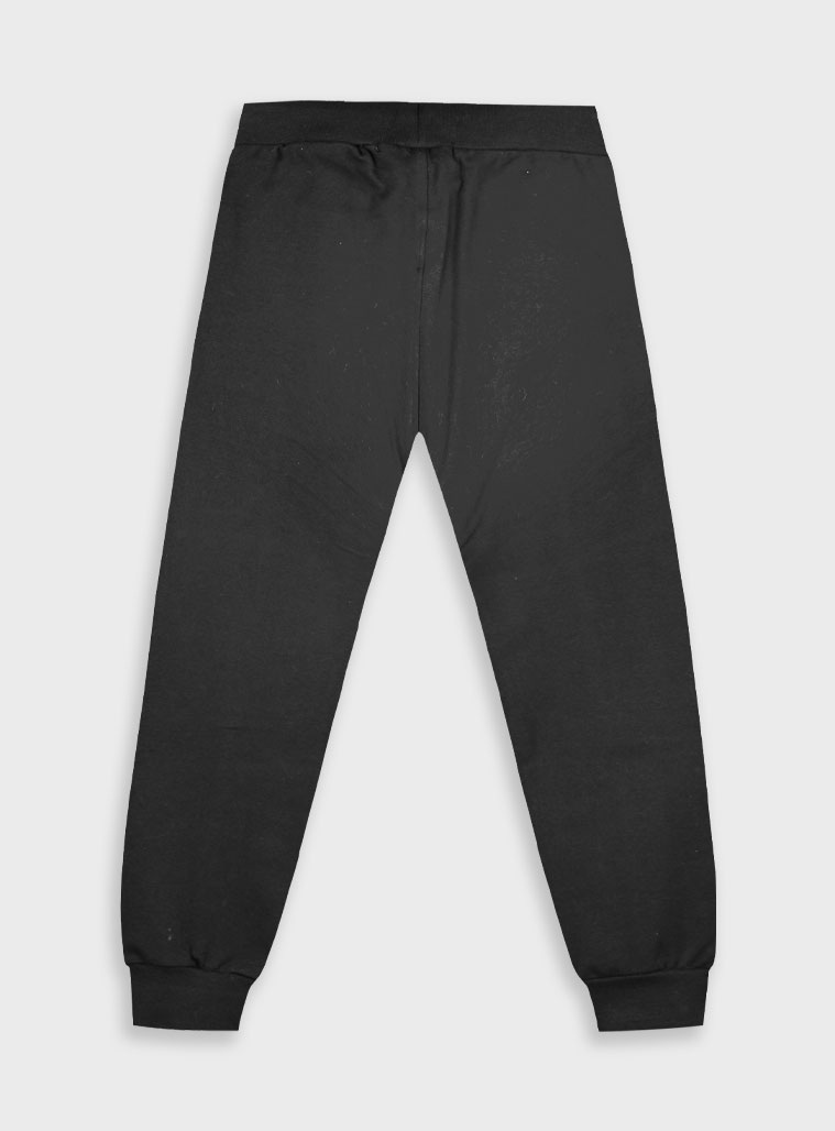 Fleece sweatpants for girls | BLACK Fleece sweatpants for girls | BLACK