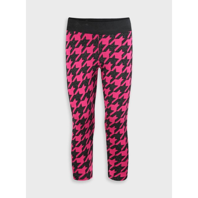 Houndstooth leggings for girls | MAGENTA Houndstooth leggings for girls | MAGENTA
