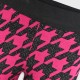 Houndstooth leggings for girls | MAGENTA Houndstooth leggings for girls | MAGENTA