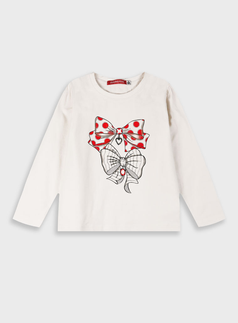 Μακό μπλούζα με τύπωμα με για κορίτσι | ΚΟΚΚΙΝΟ Μακό μπλούζα με τύπωμα με για κορίτσι | ΚΟΚΚΙΝΟ