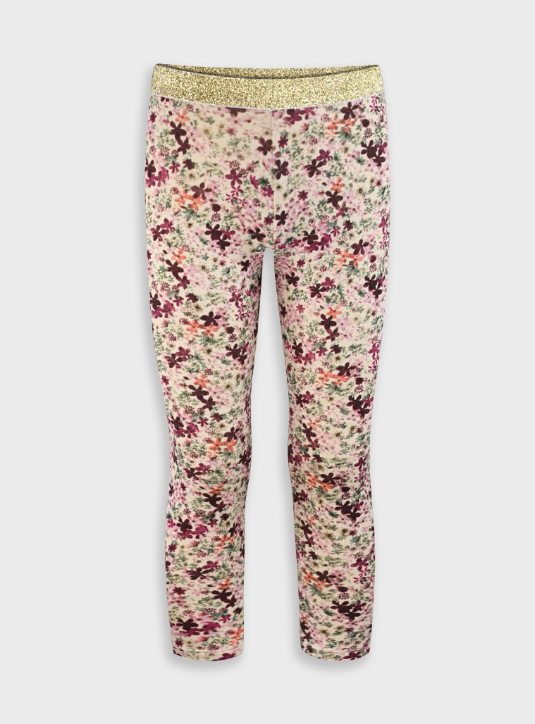 Floral leggings for girls | FLORAL
